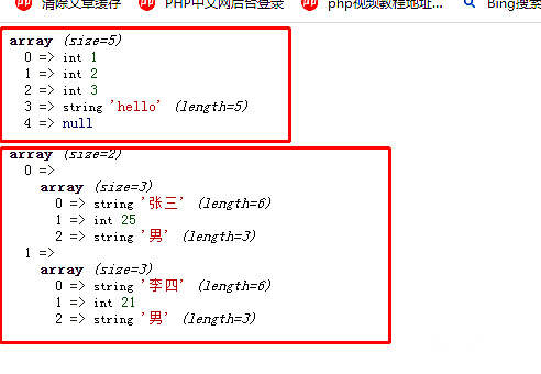 php数组有哪些特点