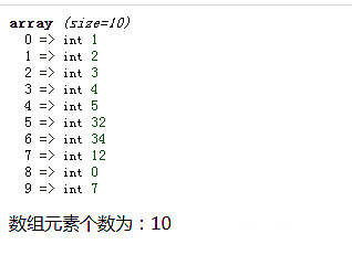 php怎么循环求数组元素的个数