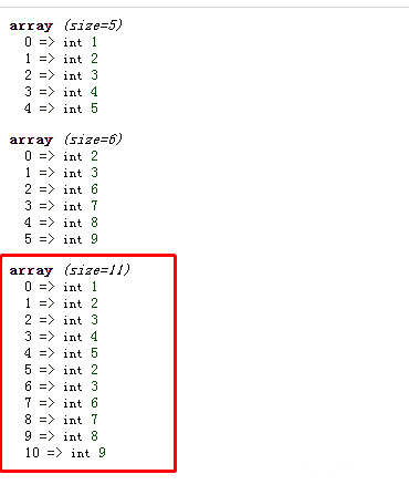 php怎么求数组的并集