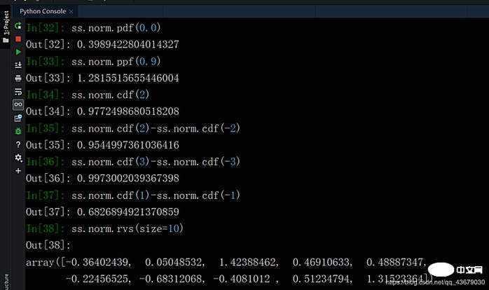 Python中简单统计量的计算