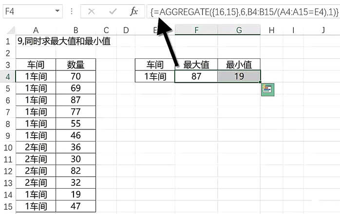 实例总结Excel中AGGREGATE函数的八个用法